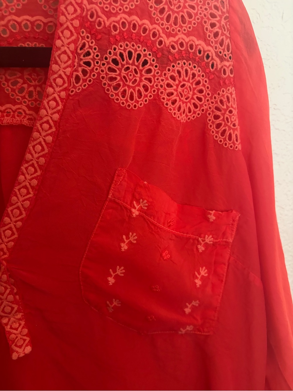 Johnny Was Red Tunic - Picture 9 of 13